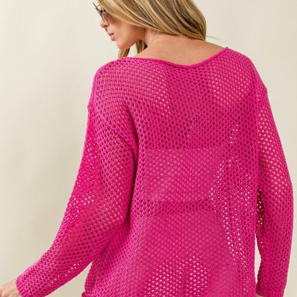 BIBI Vacay Mode Embroidered Knit Cover Up - NWT SZ. M - Picture 2 of 2